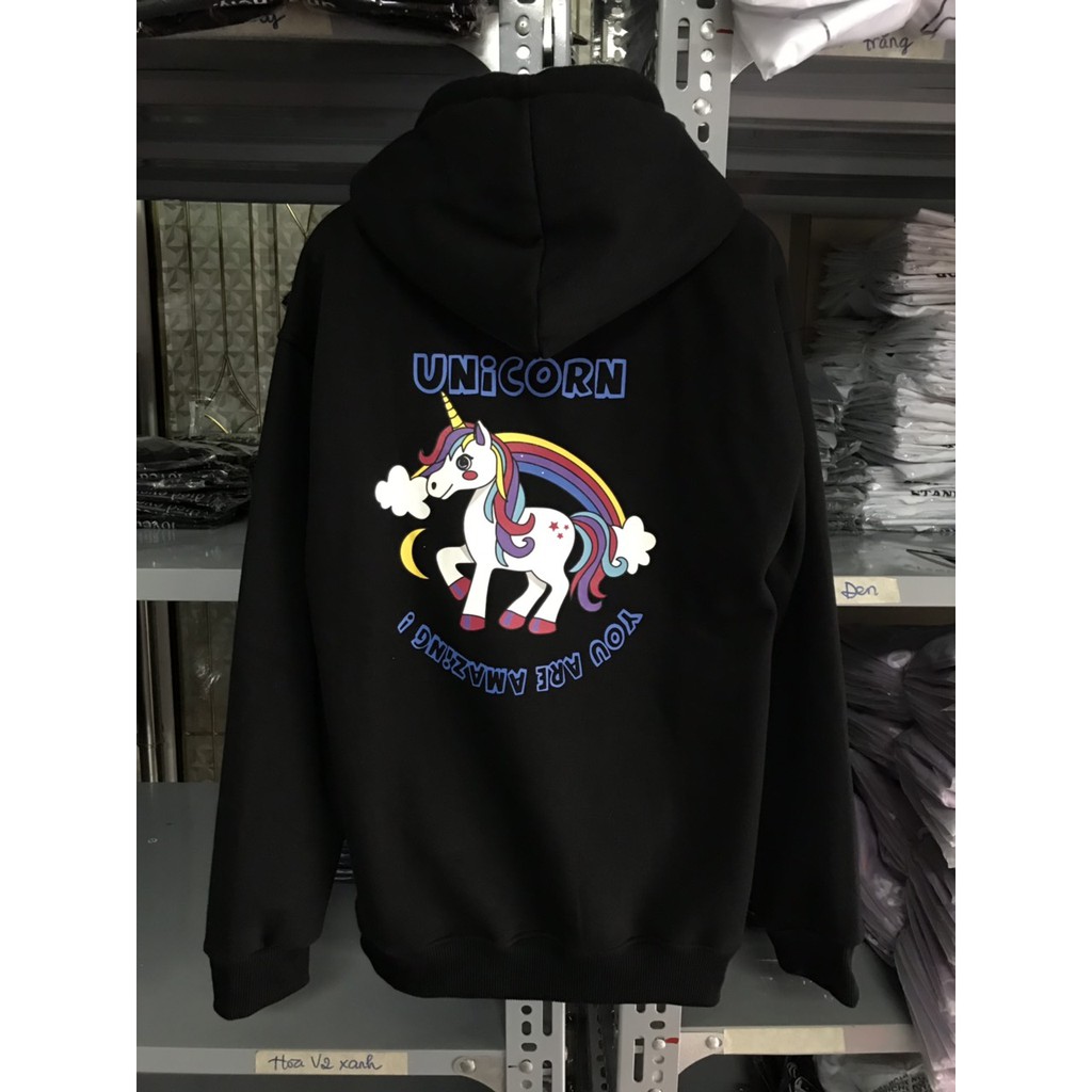 Nhập WAPCK111 giảm 25k đơn từ 200k - Áo Hoodie Nỉ KÌ LÂN UNICORN Unisex | WebRaoVat - webraovat.net.vn