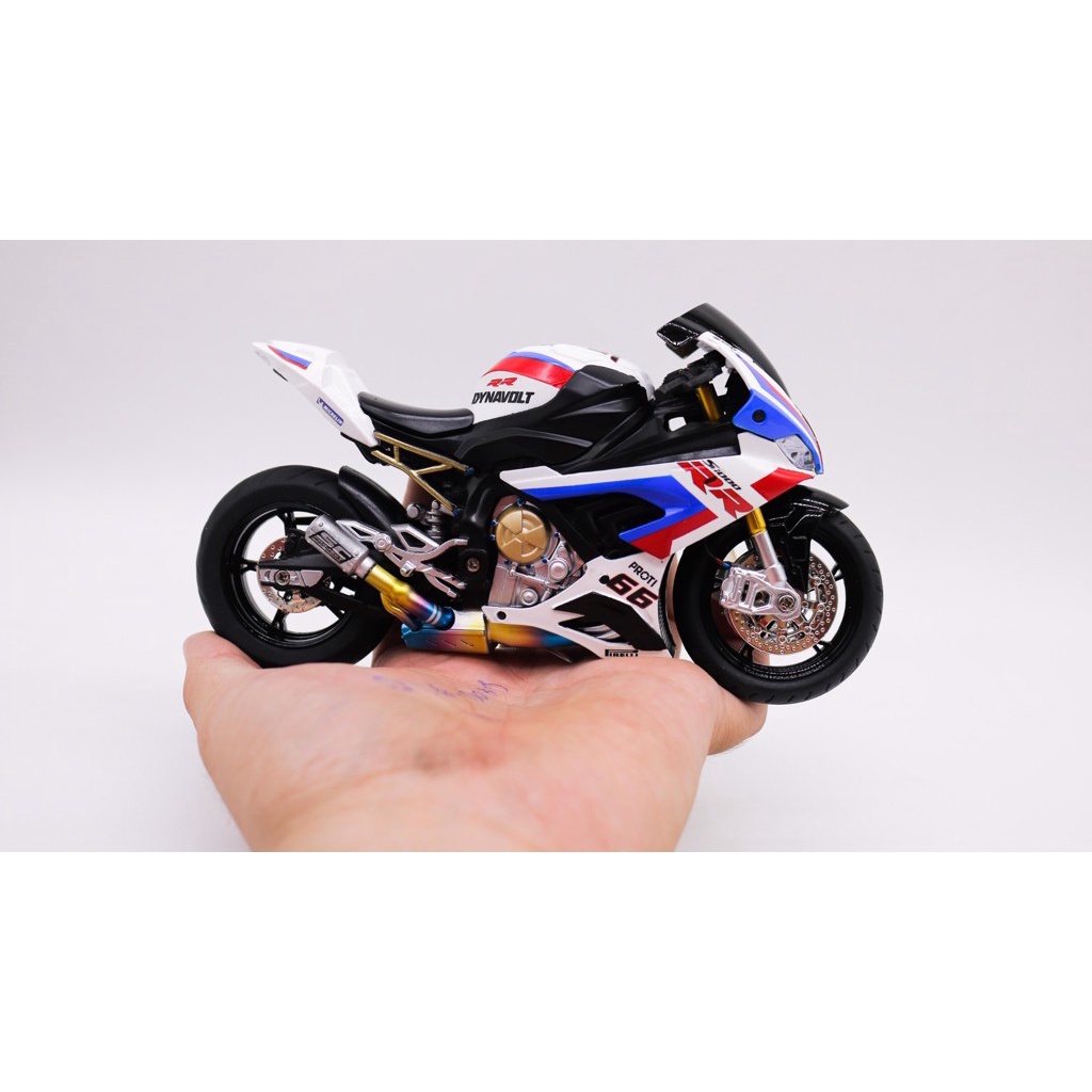 MÔ HÌNH BMW S1000RR CUSTOM TRICOLOR VERSION 1:12 AUTONO1 D039