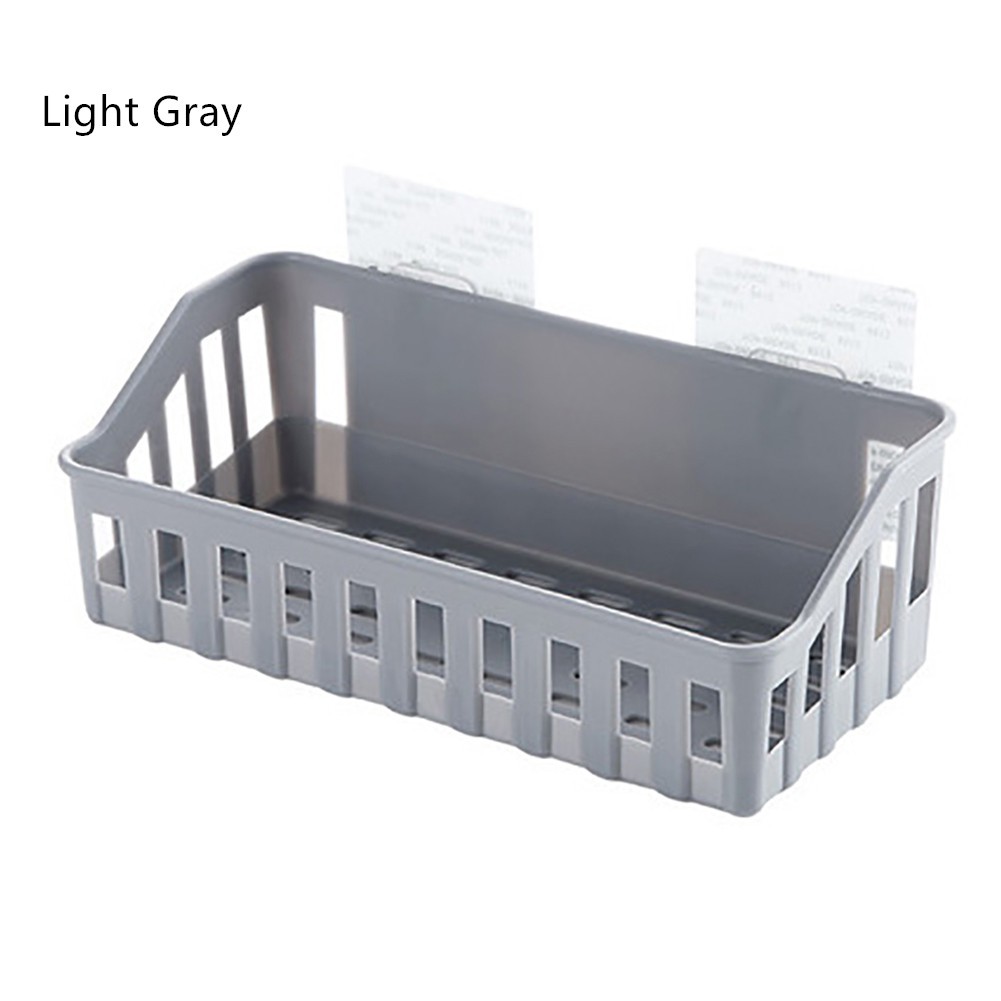 Giá để đồ treo tường nhà tắm làm bằng nhựa PP kích thước 26.5cm x 12cm x 13cm tiện dụng | BigBuy360 - bigbuy360.vn