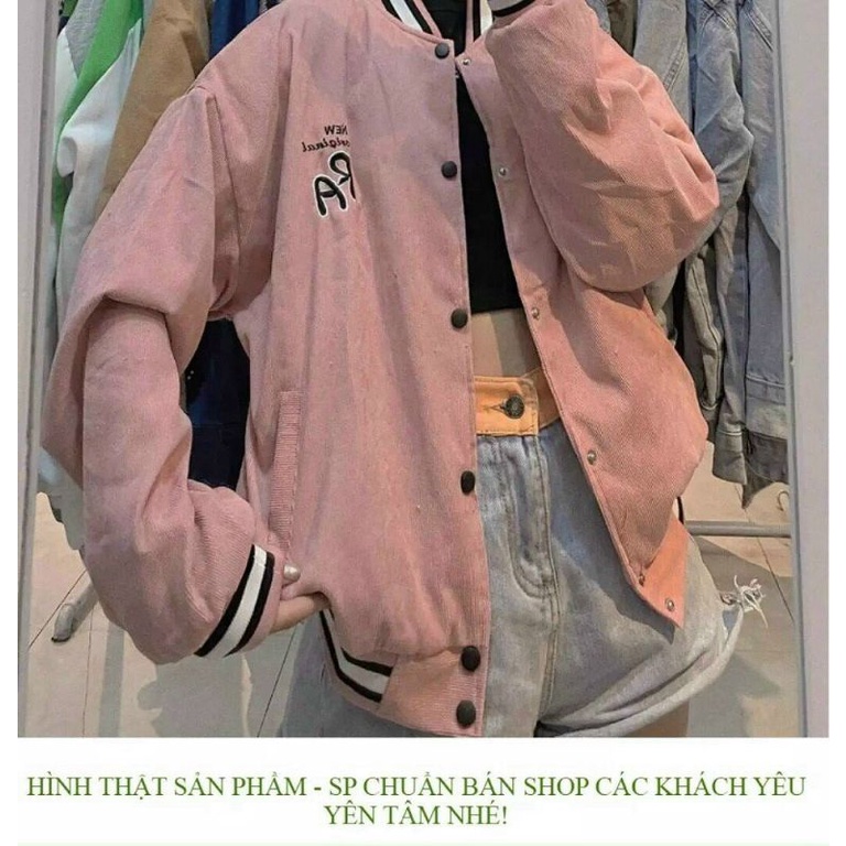 Áo Khoác Bomber Chất Nhung PA - Áo Bomber Nam Nữ Unisex Nhung Siêu Đẹp (kèm ảnh thật)