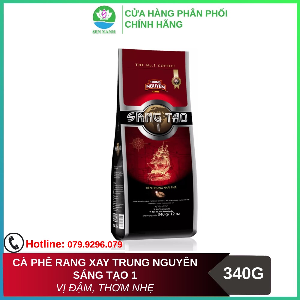 [SenXanh CAFE] Cà phê rang xay Sáng Tạo Trung Nguyên số 1 (340gr)