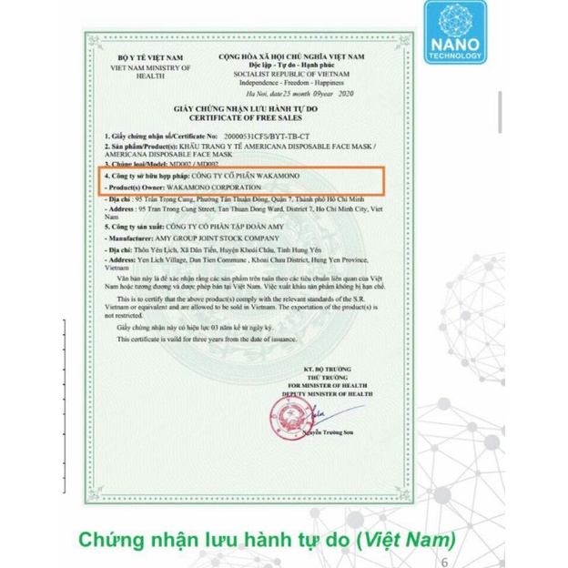 [TIÊU DIỆT CÔ VÍT] Khẩu Trang Y Tế_ WAKAMONO Mùi Hương Quế Dễ Chịu (10 chiếc 1hộp)