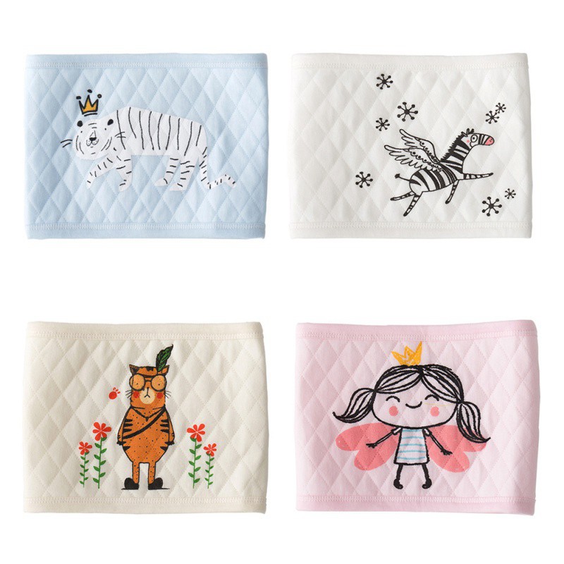 Đai Quấn Bụng Chất Liệu Cotton Mềm Mại Bảo Vệ Bụng Cho Bé Sơ Sinh 0-1 Tuổi