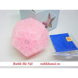 Rubik Megaminx Lim Tranparent Pink Phiên Bản Giới Hạn