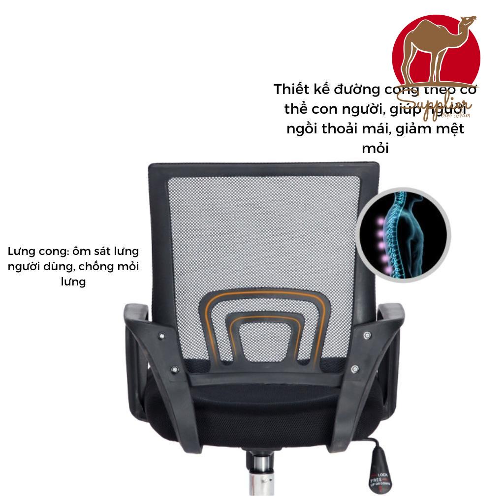 GHẾ XOAY CHO NHÂN VIÊN VĂN PHÒNG, HỌC SINH, SINH VIÊN, CHƠI MÁY TÍNH PC GAMING - MSP : G001