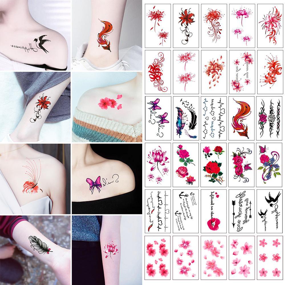 Bộ 30 Hình Xăm Dán Tạm Thời Chống Nước Độc Đáo