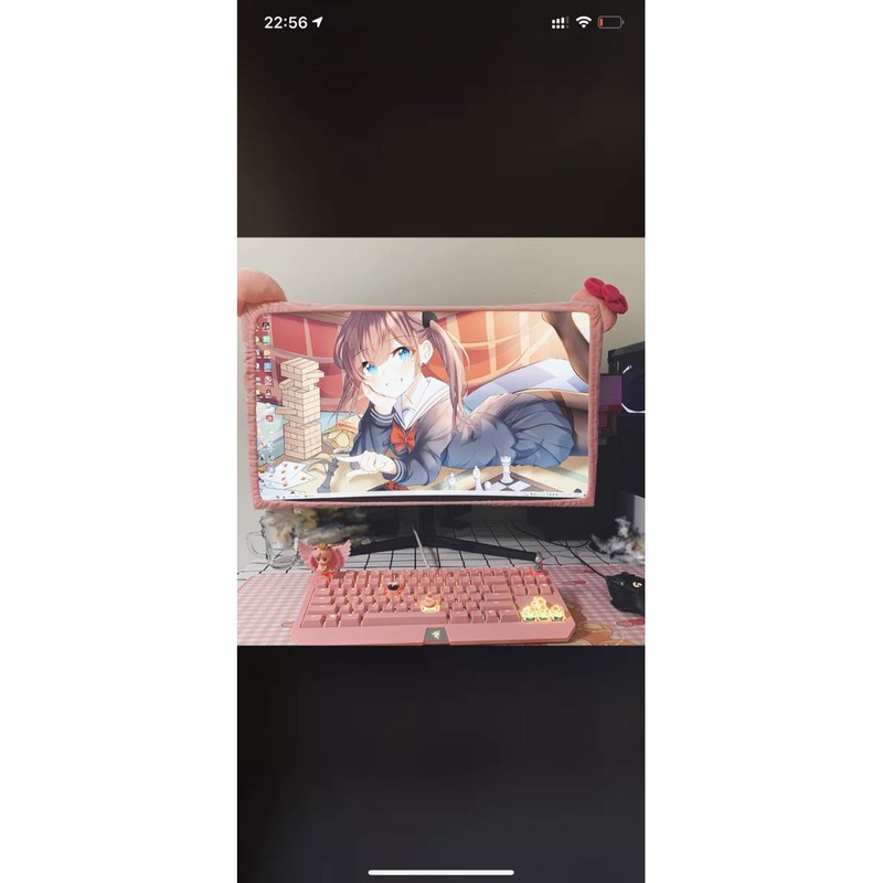 Bọc viền màn hình máy tính/laptop Hello Kitty( sẵn size S) | BigBuy360 - bigbuy360.vn