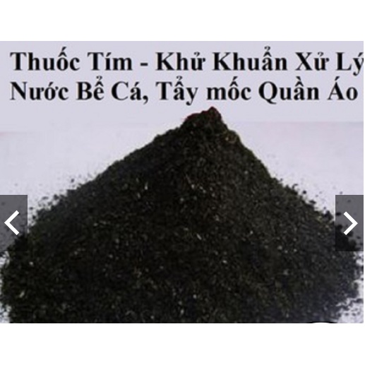 [1000 gam] Thuốc Tím - KMnO4, Tẩy Rửa, Khử Khuẩn Ao Hồ, Tẩy Trắng Quẩn Áo