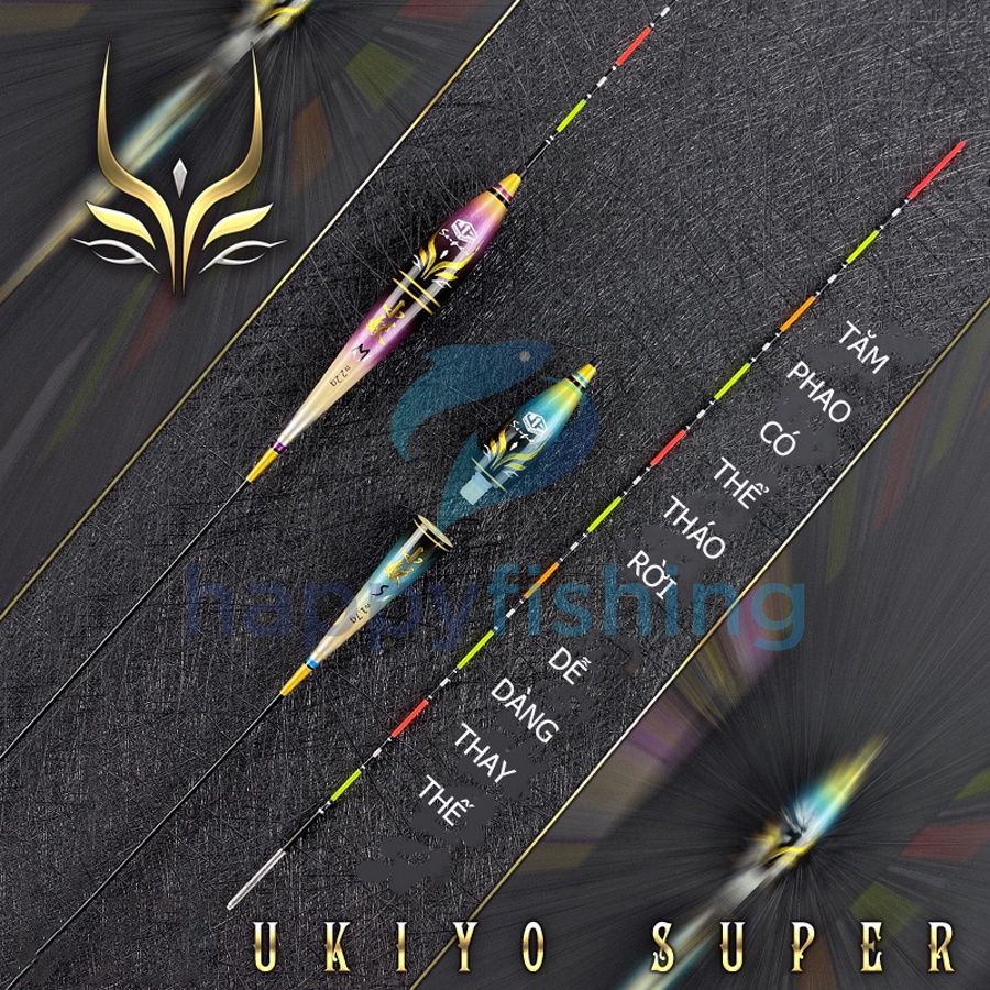 Phao Cỏ Điện Tử, Phao Đèn Câu Đêm Độ Nhạy Cao UKIYO UZ-047