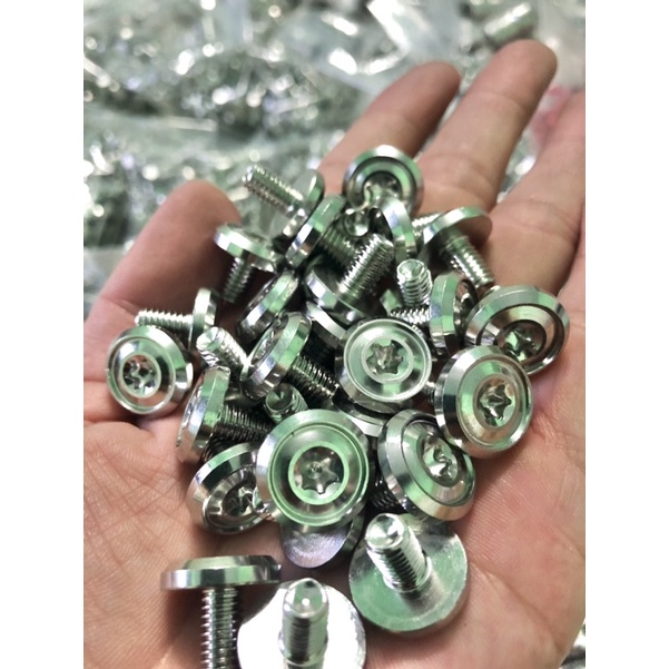 Ốc 5li nhuyễn, ốc 5li xoắn ốc kiểng salaya Inox 304 gắn cho các dòng xe