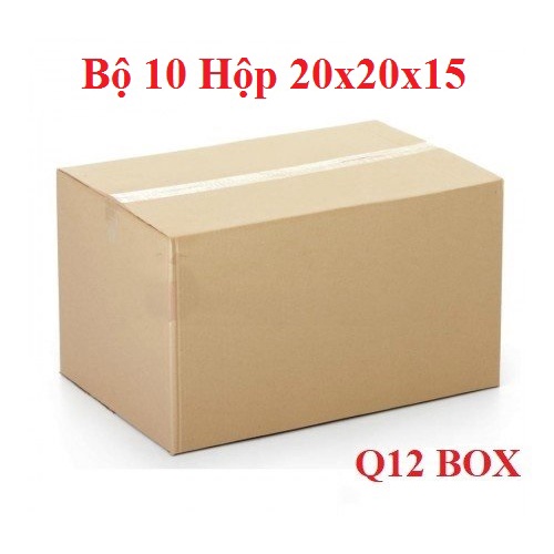 Bộ 10 Hộp Carton 20x20x15 Cm Thùng Carton Giá Rẻ