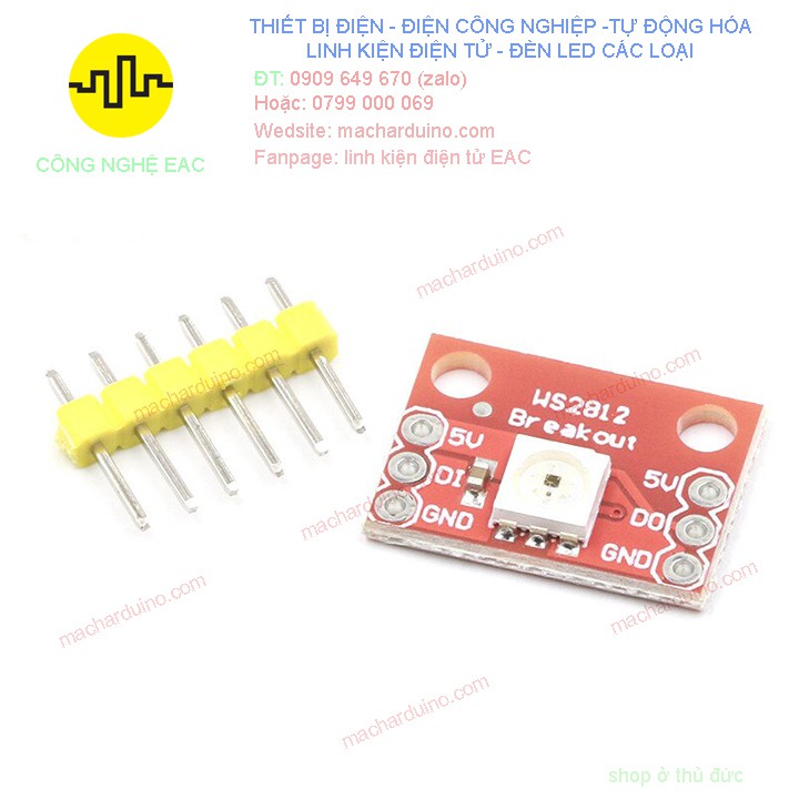 Module Led WS2812 RGB Full Color Kết Nối Arduino