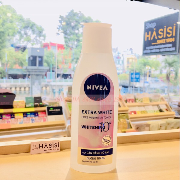 NƯỚC HOA HỒNG DƯỠNG TRẮNG DA NIVEA EXTRA WHITE 200ML