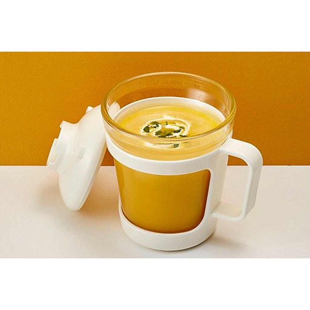 [Lock&amp;Lock] Ca mì thủy Tinh Easy Cook Ramen Cup LLG480 550ml