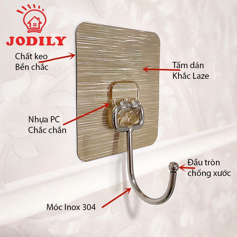 Móc Dán, Dính Tường Jodily StarHome, Treo Thớt, Đồ Nặng