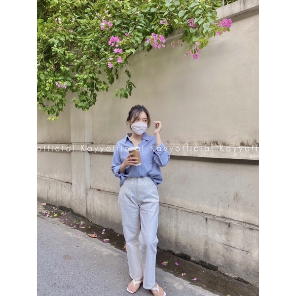 Áo sơmi thô sợi đan mềm - Sm293