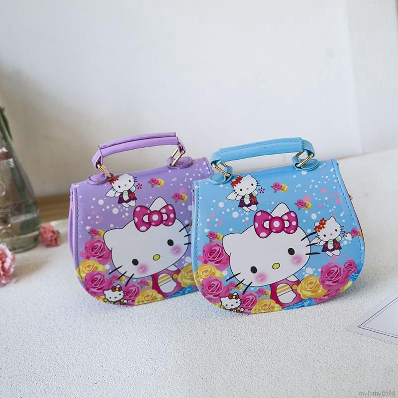 Túi đeo vai hình Hello Kitty / Peppa cho bé gái