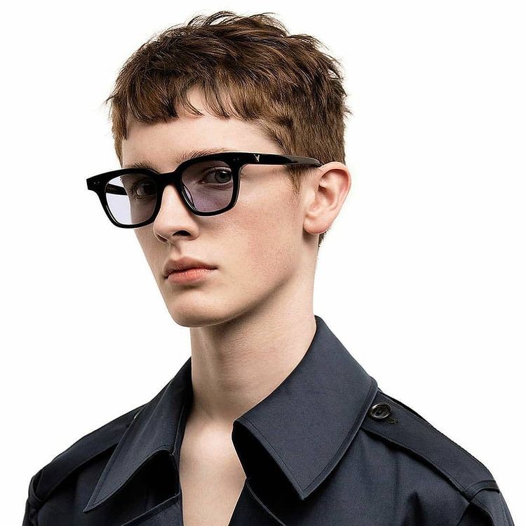 HOTTREND-Kính đổi màu nam nữ chữ V Hàn Quốc- Kính gọng giả cận GM nam nữ đổi màu dùng cả ngày và đêm hàng chất lượng cao | BigBuy360 - bigbuy360.vn