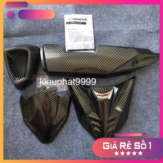 PHỤ KIỆN XE MÁY GIÁ RÊ !!!!! Combo Mão Sói + Ốp Pô + Mặt Nạ Winner X Carbon