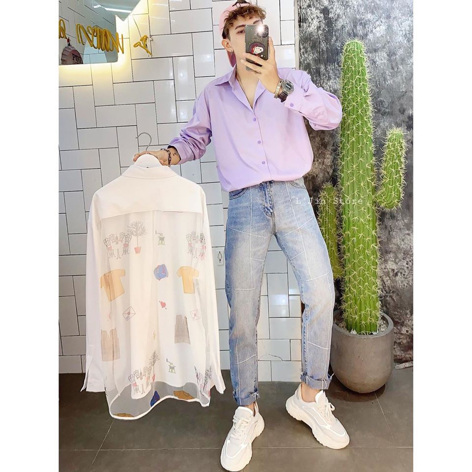 ÁO SƠ MI LƯNG VOAN - LJINSTORE | BigBuy360 - bigbuy360.vn