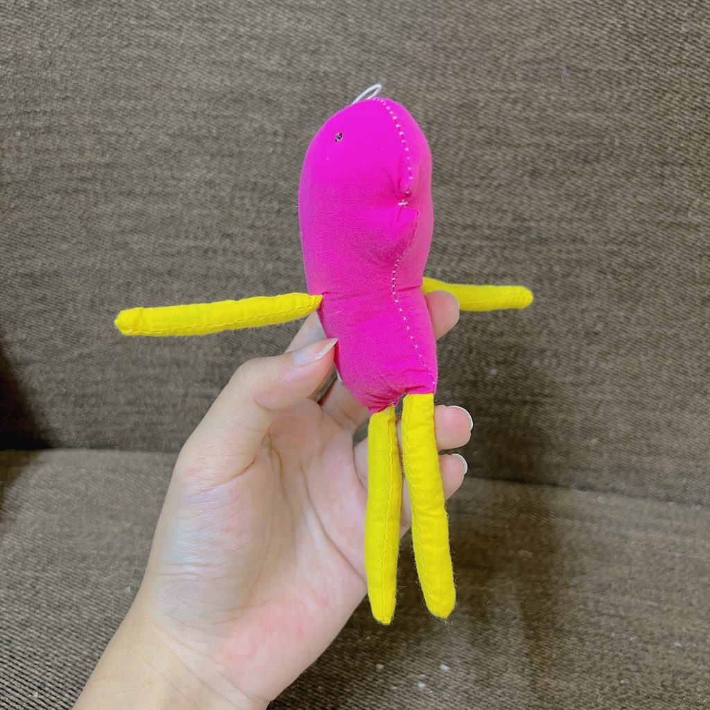 Móc Khóa Cá Ma Xinh Đẹp 16cm - Gấu Bông Đình May