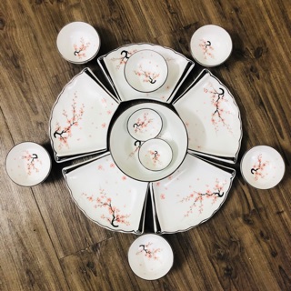 Set đồ ăn cuốn thư 5 cánh