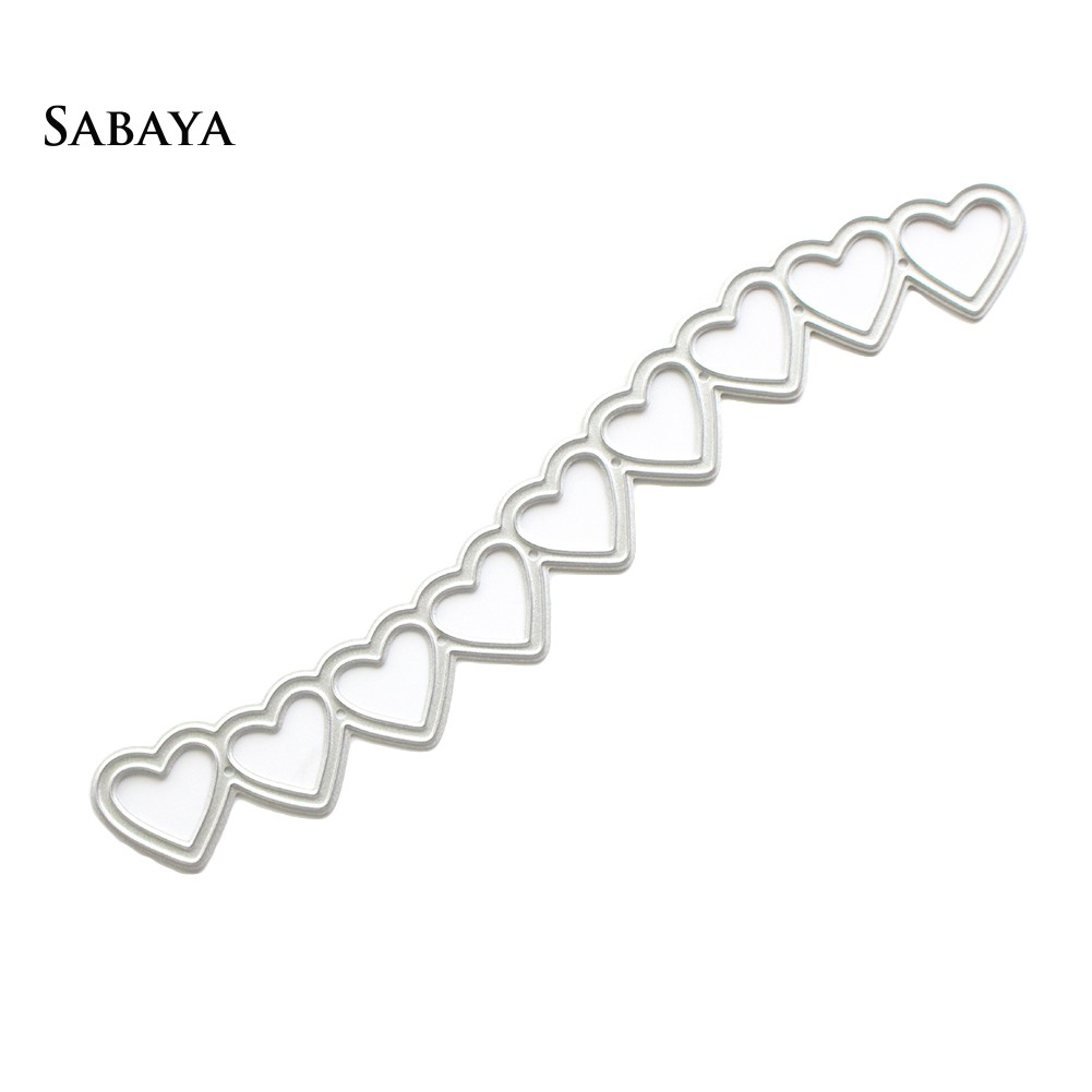 Khuôn Cắt Giấy Kim Loại Hình Trái Tim