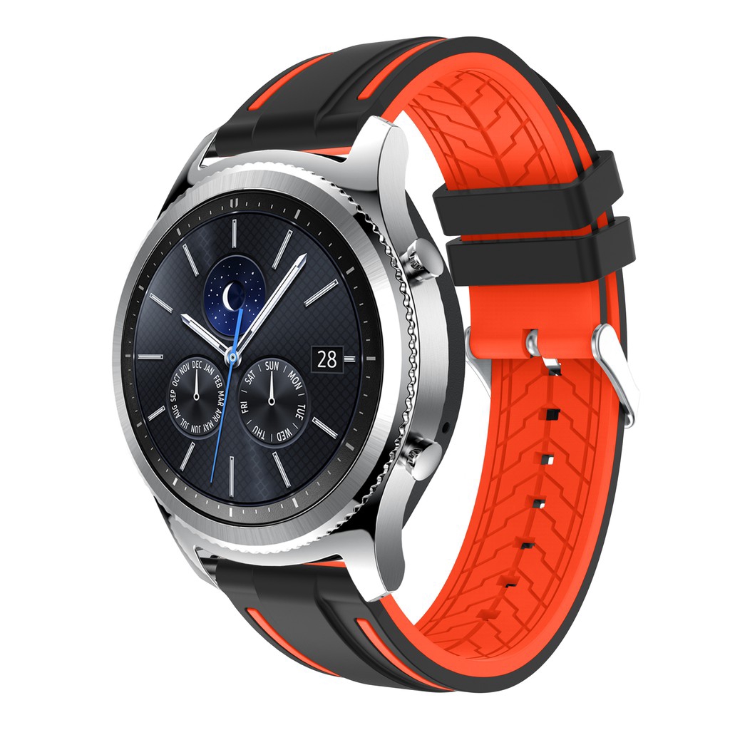 Dây Đeo Bằng Silicone 22mm Cho Đồng Hồ Samsung Gear S3 Frontier / S3 Classic / Galaxy 46mm / Huawei Watch Gt2 Gt 46mm