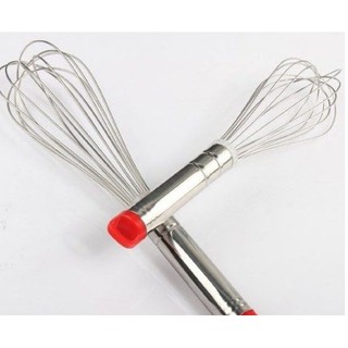 Phới lồng inox cán đỏ 32cm