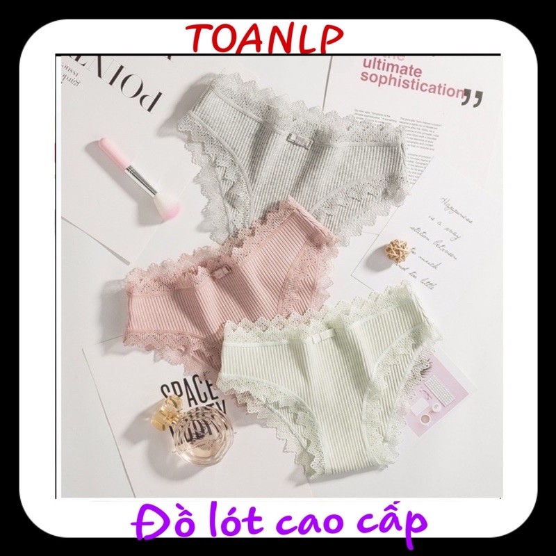 [Mã 12FASHIONSALE1 giảm 10K đơn 50K] Quần lót cạp ren nâng mông mẫu mới Xuất Nhật