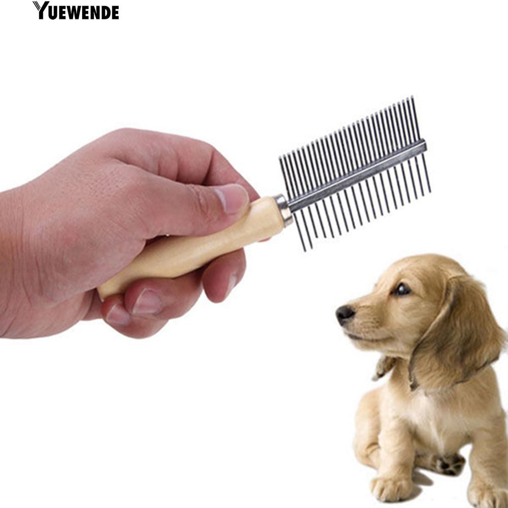 Bàn chải mát xa chải lông cho chó mèo gồm 2 mặt tiện dụng