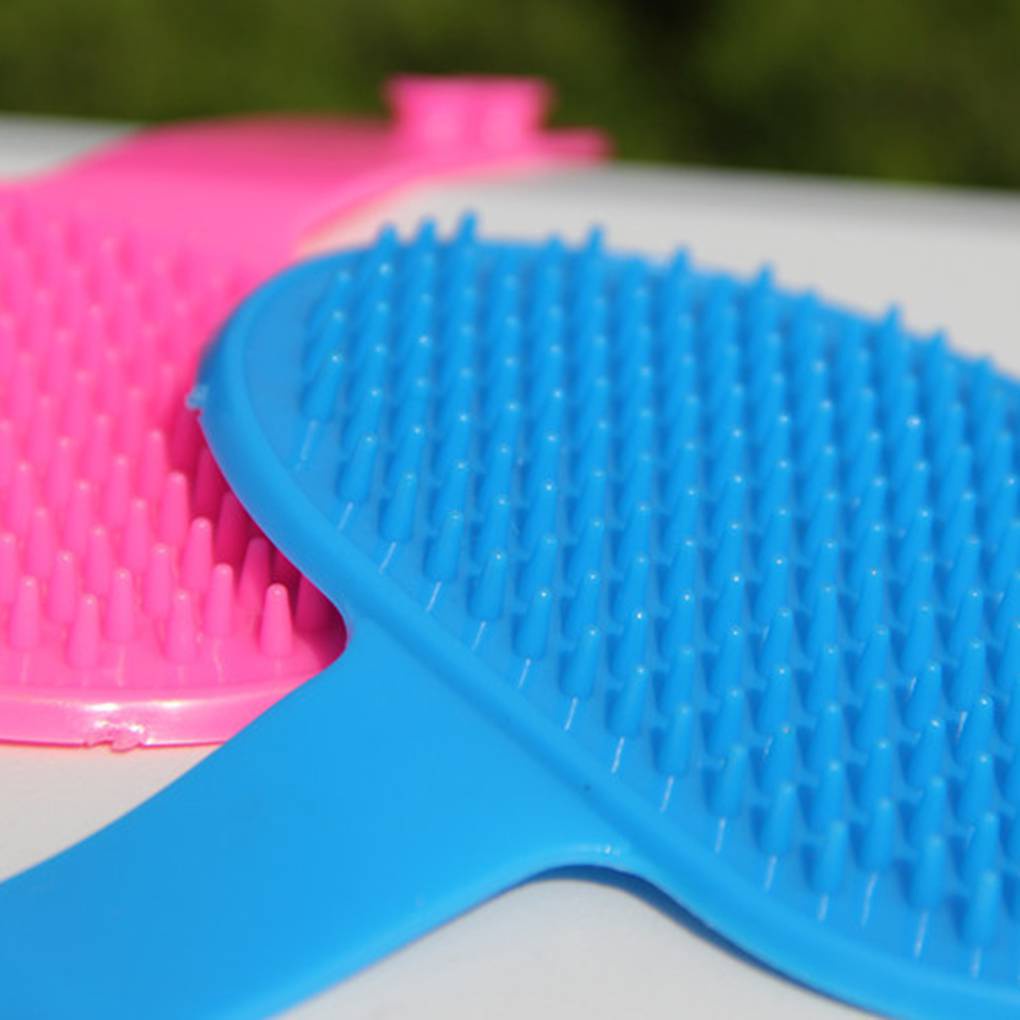 Bàn chải cao su mát xa đa năng cho thú cưng