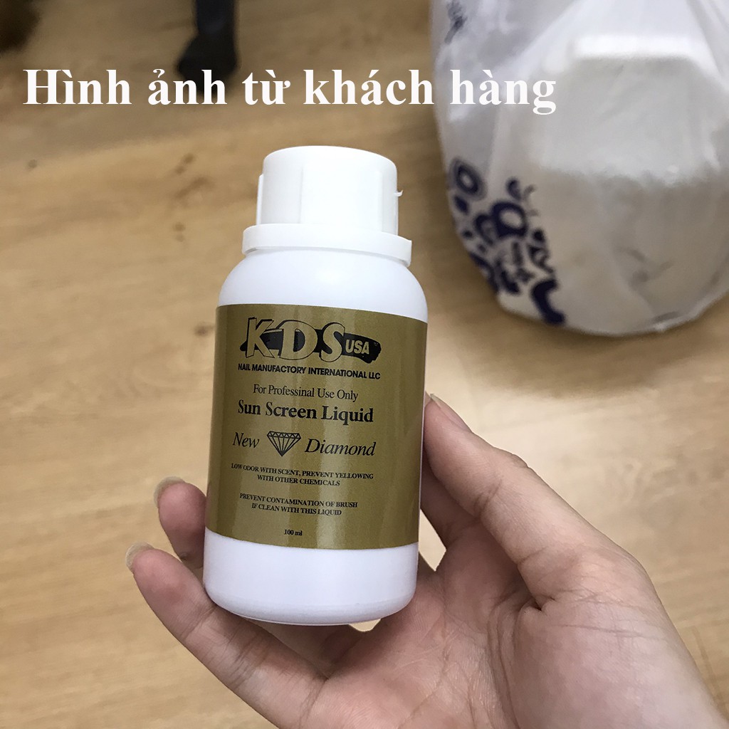 Dung dịch tím KDS chính hãng nhập khẩu từ Mỹ nguyên chất không pha- nước đắp bột nặn hoa lâu khô (100ml)