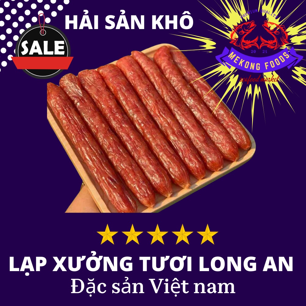 Lạp Xưởng 1KG loại dài Long An nhiều thịt , ĐẶC SẢN