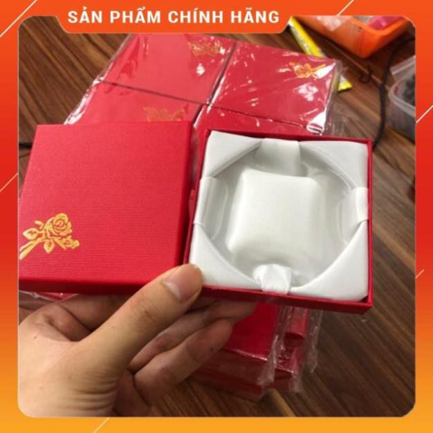 *HOT* Hộp đỏ vuông đựng trang sức ( Quý khách vui lòng đọc kỹ phần mô tả để chọn đúng sản phẩm )