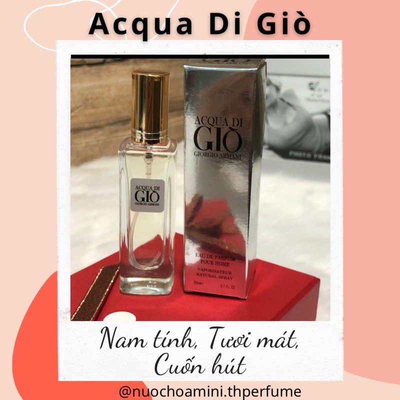 Nước Hoa Nam Acqua Di Giò 20ml ( Mẫu 5d)