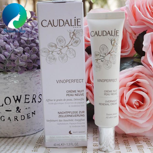 Kem dưỡng da đêm Caudalie Vinoperfect Nuit - sáng da, giảm dầu, se khít lỗ chân lông