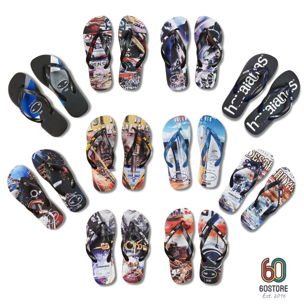 Dép Havaianas Nam Kẹp Thái Lan Havanas Dép Tông Lào Nam Đi Biển Full Box Đế Cao Su Nguyên Khối (p5)