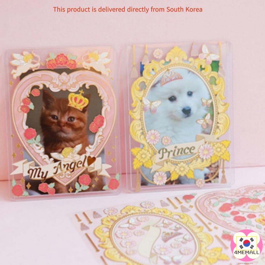Photo album decoration gold leaf stickers  2 types, diary decoration