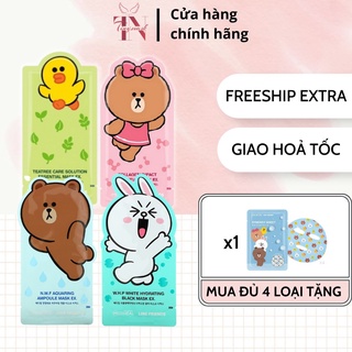 Mặt Nạ Dưỡng Da, Cấp Ẩm, Cấp Nước, Dưỡng Sáng, Làm Dịu Da Cao Cấp Hàn Quốc - Hãng Mediheal x Linefriend