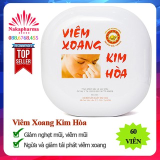 ✅ Viêm Xoang Kim Hòa – Nhãn Đá Vàng – Giảm nghẹt mũi, viêm mũi dị ứng, ngừa viêm xoang, chảy mũi nước thường xuyên