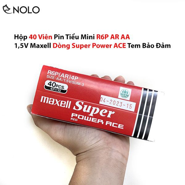 Pin Tiểu Maxell Hộp 40 viên AA - Hộp 40 Viên Pin AA Maxell Giá Rẻ