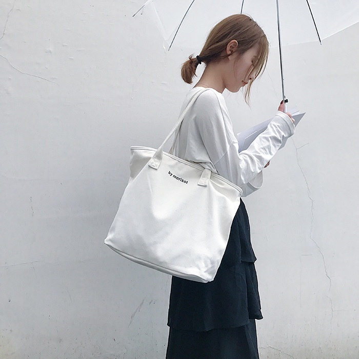 Túi xách sức chứa lớn thiết kế đơn giản phong cách Hàn Quốc mới #6