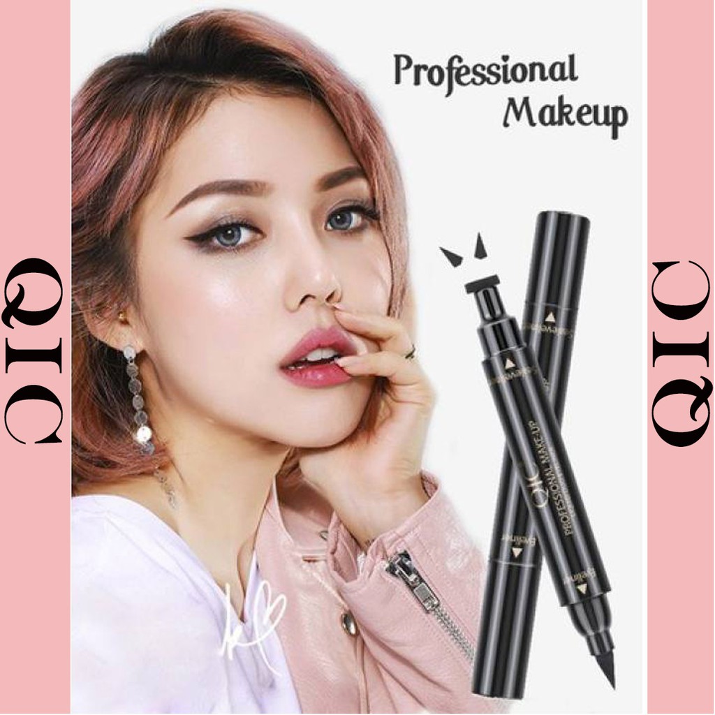 Bút kẻ mắt không thấm nước QIC, chống Lem, Chống Trôi nhanh khô có 2 đầu tạo nhiều kiểu [nội địa Trung] | BigBuy360 - bigbuy360.vn
