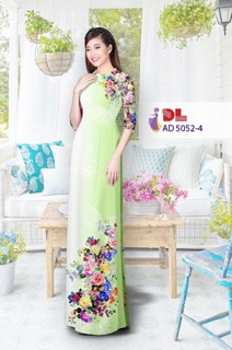 Áo dài in 3D tằm lụa
