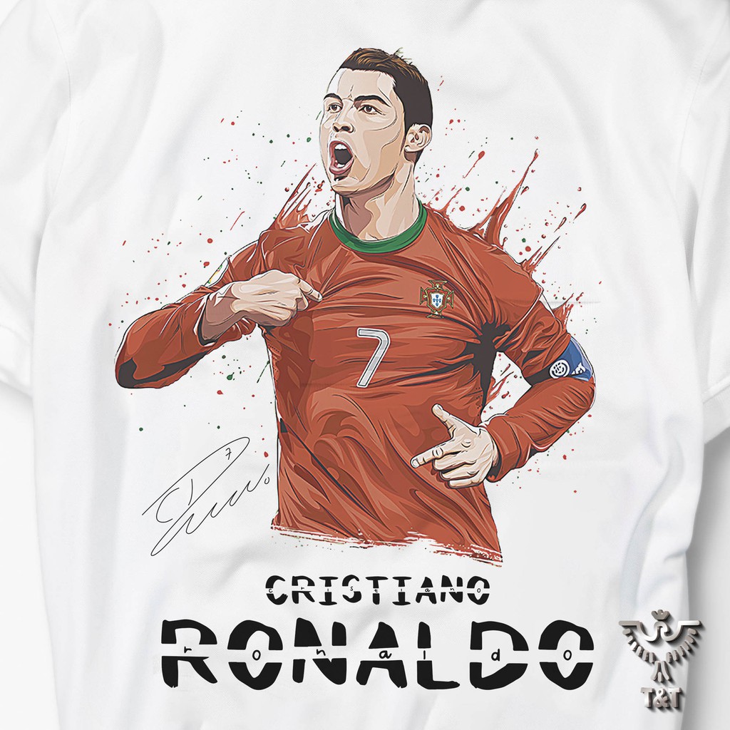 Áo thun nam áo phông nam thiết kế hình đẹp nét cr7 | BigBuy360 - bigbuy360.vn