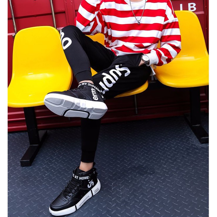 GIÀY NAM CỔ CAO PHONG CÁCH HIP HOP XU HƯỚNG MỚI NHẤT 2019 182 | BigBuy360 - bigbuy360.vn