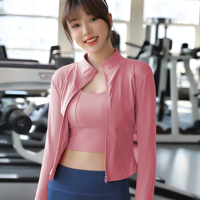 Áo Thun Thể Thao Tay Dài Dáng Ôm Phong Cách Âu Mỹ Thời Trang Quyến Rũ Cho Nữ