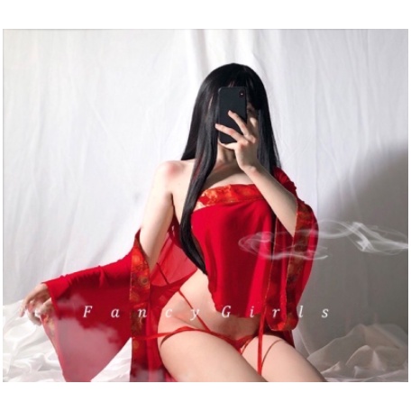 Bộ cosplay cô gái Trung Hoa, đồ ngủ quyến rũ