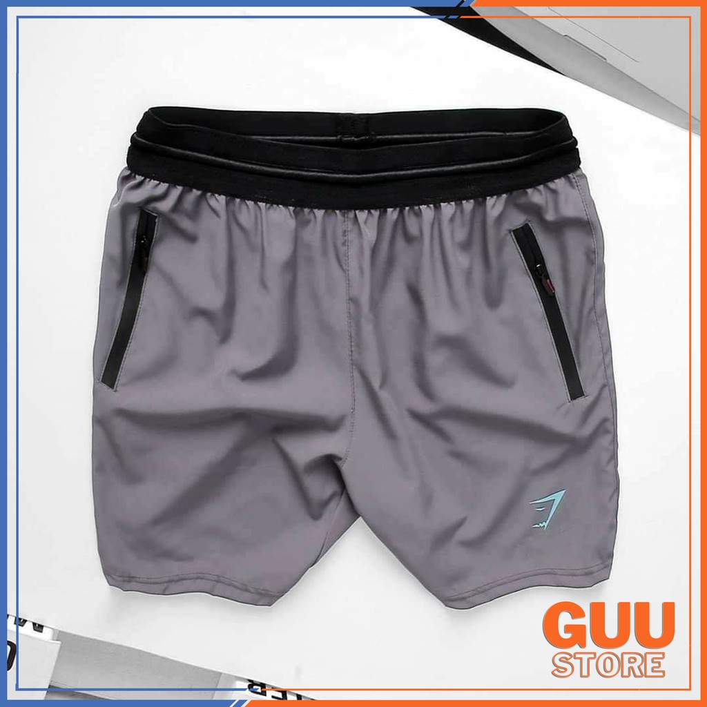 [Combo 3] Quần Short Thể Thao Nam tập gym, chạy bộ, thể thao GymShark, Quần Đùi Tập Gym Nam Gồm 3 màu, Thoải mái khi tập